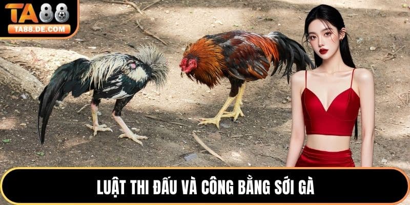 Luật thi đấu và công bằng sới gà