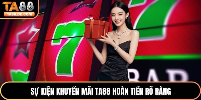 Sự kiện khuyến mãi TA88 hoàn tiền rõ ràng